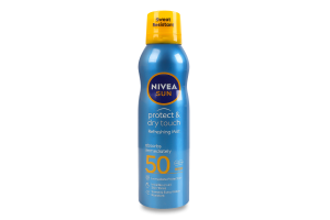 Мист солнцезащитный освежающий SPF 50 Защита и сухое прикосновение Sun Nivea 200мл