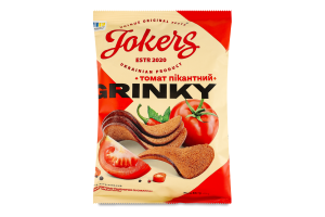 Гренки ржано-пшеничные Томат пикантный Jokers м/у 80г