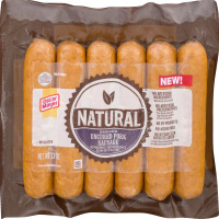 Oscar Mayer Natural Smoked Uncured Pork Sausage - 6 CT