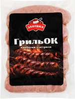 Ковбаски для гриля Грильок Забіяка н/к 1с кг
