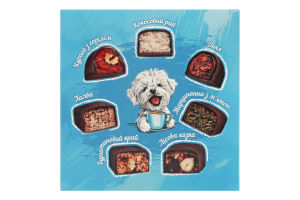 Цукерки глазуровані кондитерською глазур'ю Щось смачненьке до чаю Пригощайся к/у 280г