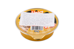 Корм вологий для котів Шматочки курки з овочами Yummy soup Uniq Pets з/б 30г