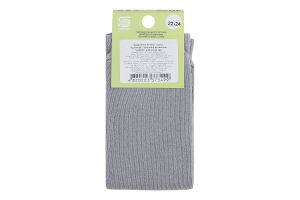 Шкарпетки підл Premier socks Hi-Bye с.сірий р22-24