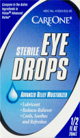 CareOne Sterile Eye Drops Advanced Relief Moisturizer