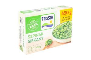 Шпинат глибокої заморозки подрібнений Frosta к/у 450г