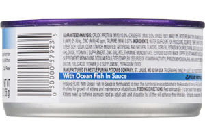 Friskies Plus+ Cat Food with Ocean Fish in Sauce