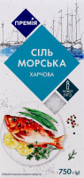 Соль Премія морская натурал. пищевая помол №3