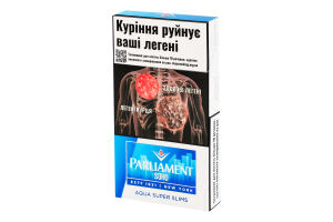 Сигареты с фильтром Parliament Soho Aqua Super Slims 20шт