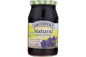 Smucker's Natural Fruit Spread Concord Grape