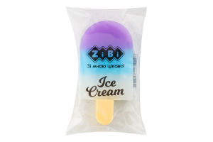 Ластик 26х57х13мм №ZB.5423 Іce cream Kids line ZiBi 1шт