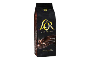 Кава натуральна смажена в зернах Forza Espresso L'OR м/у 500г