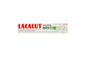 Паста зубная с комплексом био-трав Pure Herbal Lacalut 75мл