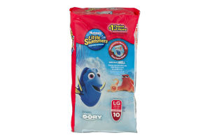 Huggies Little Swimmers Disposable Swimpants Disney L/G 32+ LB - 10 CT