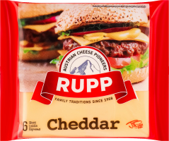 Сир плавлений Rupp з чедером 30% скибочки