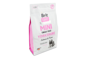 Корм д/дорослих йоркширських тер"єрів з тунцем та лососем сухий 2кг Бріт Кеа