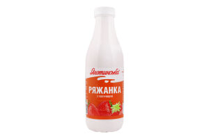 Ряжанка 2.9% з полуницею Яготинська п/пл 750г