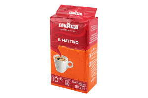 Кофе натуральный жареный молотый ІL Mattino Lavazza в/у 250г