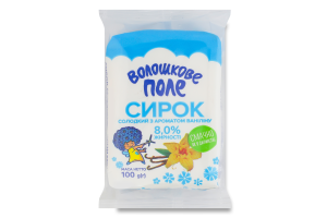 Творожок 8% сладкий с ароматом ванилина Волошкове поле м/у 100г
