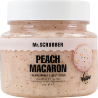 Крем-скраб для рук и тела с ароматом персикового макарона Mr.Scrubber 250г