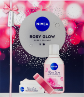Набор косметический Гель-крем Rosy care увлажняющий 50мл + Вода мицеллярная Rose care 400мл Rosy glow Nivea 2шт