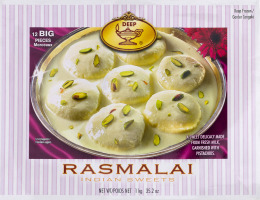 Deep Rasmalai Indian Sweets - 12 CT