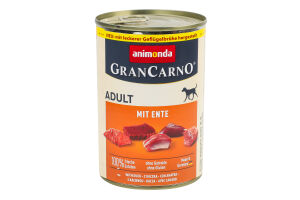 Корм д/собак з качкою 400г ж/б ГранКарно