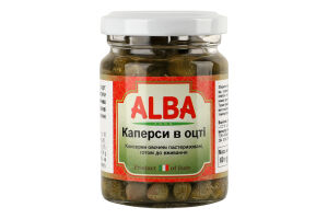 Каперсы в уксусе Alba Food с/б 60г