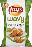 Lay's Wavy Potato Chips Fried Green Tomato
