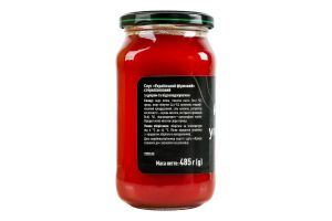 Соус с сахаром и подсластителем стерилизованный Украинский фирменный Руна с/б 485г