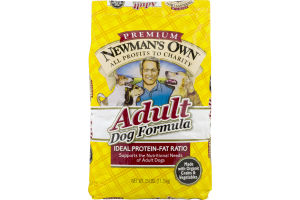Newman's Own Premium Adult Dog Formula Made with Organic Grains & Vegetables