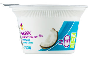 Ahold Greek Nonfat Yogurt Coconut