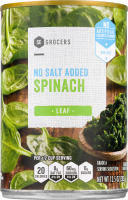 SE Grocers No Salt Added Spinach Leaf