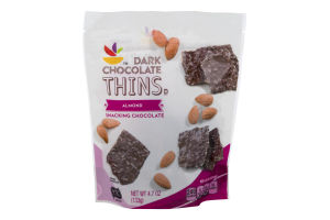 Ahold Dark Chocolate Thins Almond