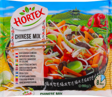 Смесь овощная быстрозамороженная с грибами Китайская смесь Hortex м/у 400г