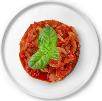 Томати зелені солоні в аджиці