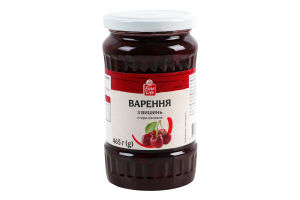 Варенье из вишни стерилизованное Fine Life в/с с/б 465г