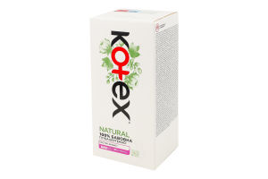Прокладки щоденні гігієнічні Нормал+ Екстра захист Natural Kotex 36шт