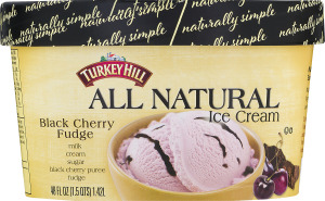 Turkey Hill All Natural Ice Cream Black Cherry Fudge