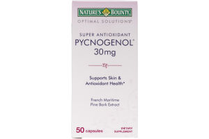 Nature's Bounty Super Antioxidant Pycnogenol 30mg - 50 CT