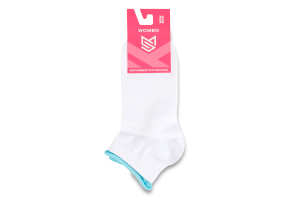 Шкарпетки жіночі MovementStandard №MS M0116S 035 36-38 білий-блідо-бірюзовий