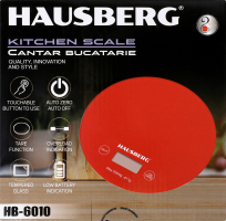 Весы кухонные электронные до 5кг Home Hausberg 1шт