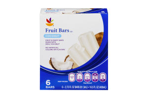 Ahold Fruit Bars Coconut - 6 CT