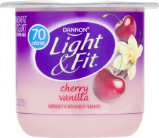 Dannon Light & Fit Nonfat Yogurt Cherry Vanilla