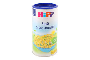Чай для дітей від 1тиж сухий швидкорозчинний з фенхелю Hipp тубус 200г