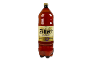 Пиво 2.25л 4.4% светлое пастеризованное Lagerbier Zibert п/бут