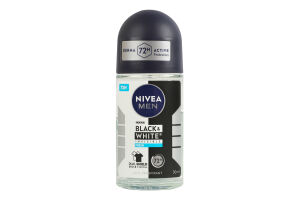 Антиперспирант Свежий Черное и белое Невидимый Nivea 50мл