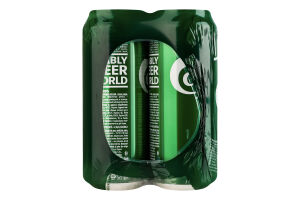 Пиво 4х500мл 5% світле пастеризоване Сarlsberg м/у