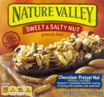 Nature Valley Sweet & Salty Nut Granola Bars Chocolate Pretzel Nut - 6 CT