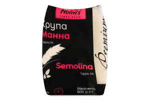 Крупа манная марки М Premium Holm's м/у 800г