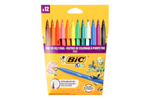 Фломастеры цветные Kids Visa BiC 12шт
